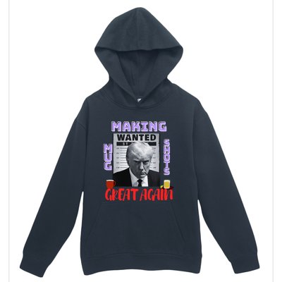 Making Mugshots Great Again Trump 2024 Mugshot President Urban Pullover Hoodie