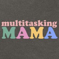 Multitasking Mama Gift For Mom Cotton Canvas Backpack