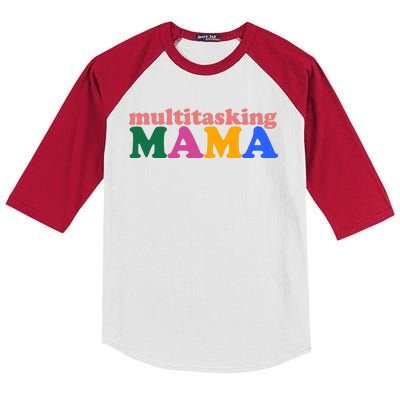 Multitasking Mama Gift For Mom Kids Colorblock Raglan Jersey