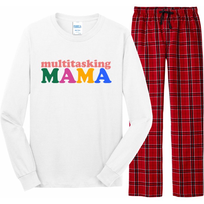 Multitasking Mama Gift For Mom Long Sleeve Pajama Set