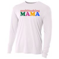 Multitasking Mama Gift For Mom Cooling Performance Long Sleeve Crew