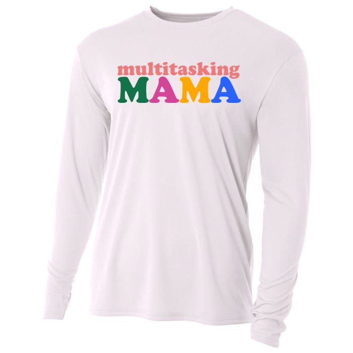 Multitasking Mama Gift For Mom Cooling Performance Long Sleeve Crew