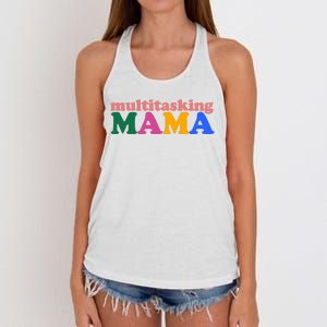 Multitasking Mama Gift For Mom Women's Knotted Racerback Tank