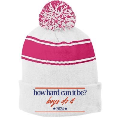 Mads Mitch How Hard Can It Be Boy Do It 2024 Hhcibbdi Stripe Pom Pom Beanie