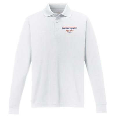 Mads Mitch How Hard Can It Be Boy Do It 2024 Hhcibbdi Performance Long Sleeve Polo