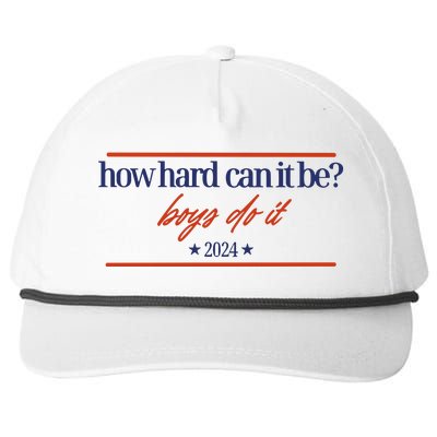 Mads Mitch How Hard Can It Be Boy Do It 2024 Hhcibbdi Snapback Five-Panel Rope Hat