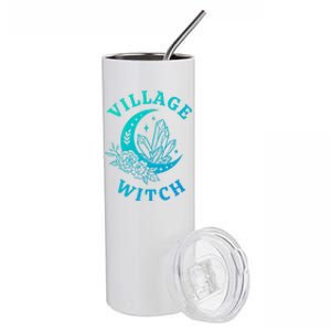 Mystical Moon Halloween Village Witch Gift Stainless Steel Tumbler