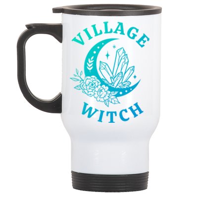 Mystical Moon Halloween Village Witch Gift Stainless Steel Travel Mug