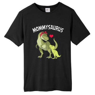 Mommysaurus Mom Heart Child Cute Dinosaur Mommy Mother’s Day Tall Fusion ChromaSoft Performance T-Shirt