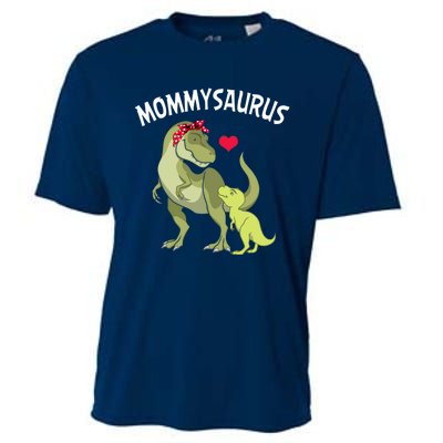 Mommysaurus Mom Heart Child Cute Dinosaur Mommy Mother’s Day Cooling Performance Crew T-Shirt