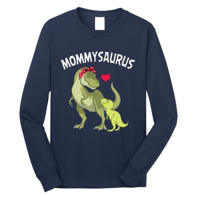 Mommysaurus Mom Heart Child Cute Dinosaur Mommy Mother’s Day Long Sleeve Shirt