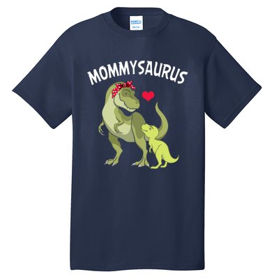 Mommysaurus Mom Heart Child Cute Dinosaur Mommy Mother’s Day Tall T-Shirt