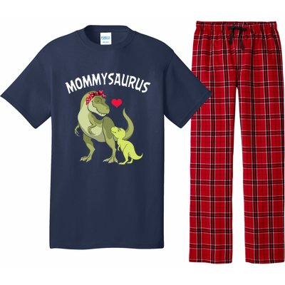 Mommysaurus Mom Heart Child Cute Dinosaur Mommy Mother’s Day Pajama Set