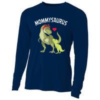 Mommysaurus Mom Heart Child Cute Dinosaur Mommy Mother’s Day Cooling Performance Long Sleeve Crew