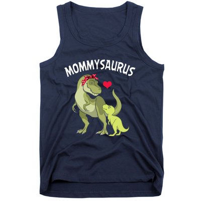 Mommysaurus Mom Heart Child Cute Dinosaur Mommy Mother’s Day Tank Top