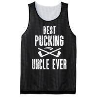 Mens Mens Hockey Uncle Best Pucking Uncle Ever Hockey Fan TShirt Mesh Reversible Basketball Jersey Tank