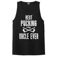 Mens Mens Hockey Uncle Best Pucking Uncle Ever Hockey Fan TShirt PosiCharge Competitor Tank