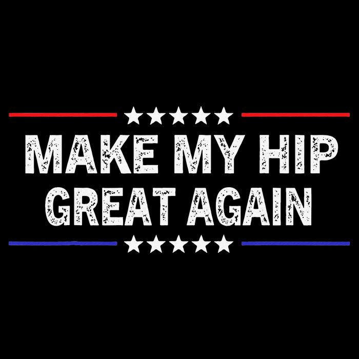 Make My Hip Great Again Funny Surgery Injury Recovery Short Acrylic Beanie