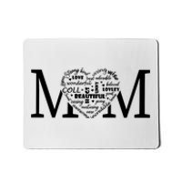 Mama Mom Heart Mother;S Day Idea Mousepad