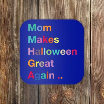 Mom Makes Halloween Great Again Halloween Graphic Cool Fun Gift Coaster