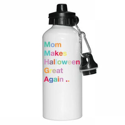 Mom Makes Halloween Great Again Halloween Graphic Cool Fun Gift Aluminum Water Bottle