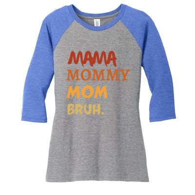 Mom Mommy Happy International 'S Day Mothers Day Gift Women's Tri-Blend 3/4-Sleeve Raglan Shirt