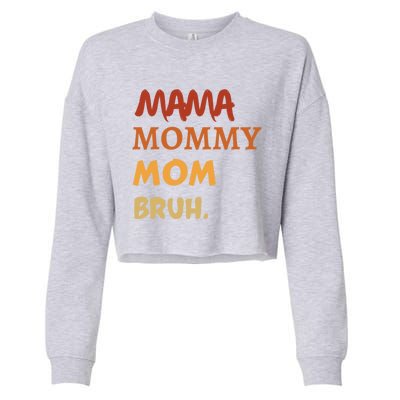 Mom Mommy Happy International 'S Day Mothers Day Gift Cropped Pullover Crew