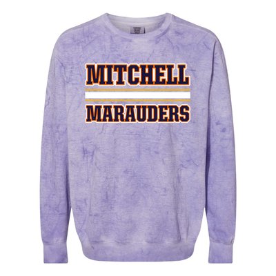 Mitchell Marauders Horizontal Stripes Colorblast Crewneck Sweatshirt