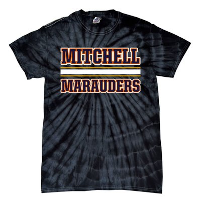 Mitchell Marauders Horizontal Stripes Tie-Dye T-Shirt