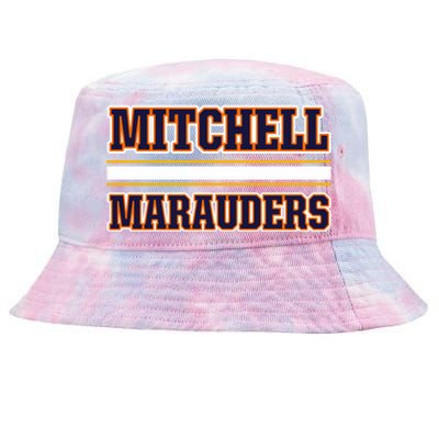 Mitchell Marauders Horizontal Stripes Tie-Dyed Bucket Hat