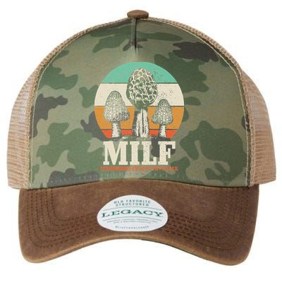 Morel Mushroom Hunting M.I.L.F. Mushrooms Id Like To Forage Legacy Tie Dye Trucker Hat