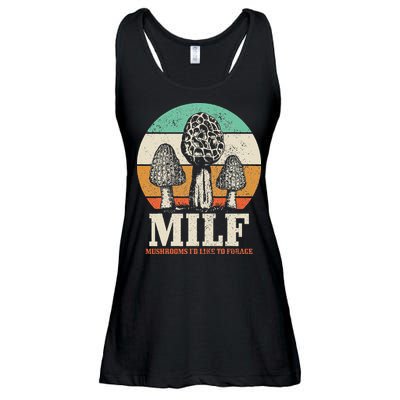 Morel Mushroom Hunting M.I.L.F. Mushrooms Id Like To Forage Ladies Essential Flowy Tank