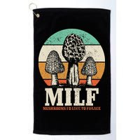 Morel Mushroom Hunting M.I.L.F. Mushrooms Id Like To Forage Golf Towel