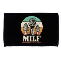 Morel Mushroom Hunting M.I.L.F. Mushrooms Id Like To Forage Microfiber Hand Towel