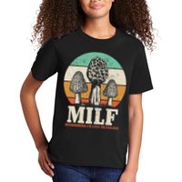 Morel Mushroom Hunting M.I.L.F. Mushrooms Id Like To Forage Kids T-Shirt
