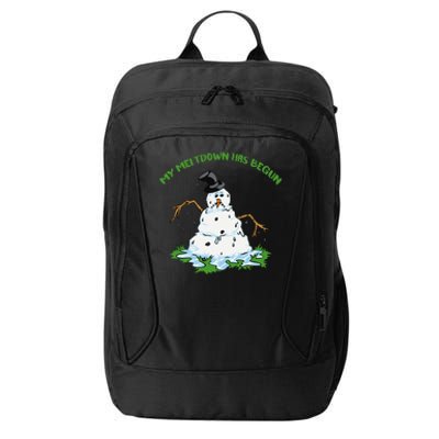 My Meltdown Has Begun Christmas City Backpack