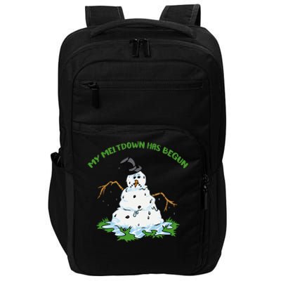 My Meltdown Has Begun Christmas Impact Tech Backpack