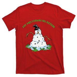 My Meltdown Has Begun Christmas T-Shirt