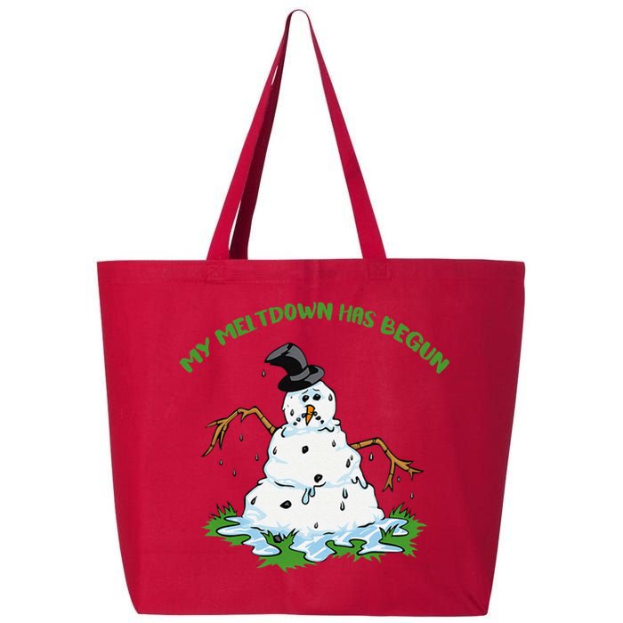 My Meltdown Has Begun Christmas 25L Jumbo Tote