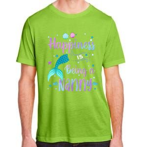 Mermaid Mom Happiness Is Being A Nanny Adult ChromaSoft Performance T-Shirt