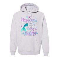 Mermaid Mom Happiness Is Being A Nanny Premium Hoodie