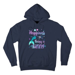 Mermaid Mom Happiness Is Being A Nanny Hoodie