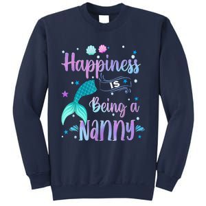 Mermaid Mom Happiness Is Being A Nanny Sweatshirt