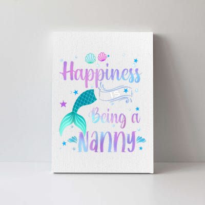 Mermaid Mom Happiness Is Being A Nanny Canvas