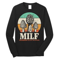 Morel Mushroom Hunting M.I.L.F. Mushrooms I'd Like To Forage Long Sleeve Shirt