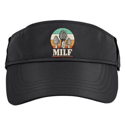 Morel Mushroom Hunting M.I.L.F. Mushrooms I'd Like To Forage Adult Drive Performance Visor