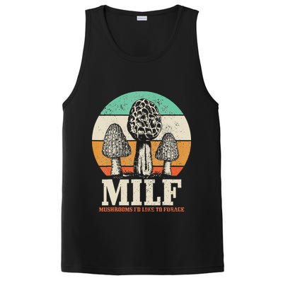 Morel Mushroom Hunting M.I.L.F. Mushrooms I'd Like To Forage PosiCharge Competitor Tank