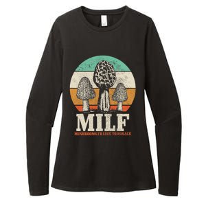 Morel Mushroom Hunting M.I.L.F. Mushrooms I'd Like To Forage Womens CVC Long Sleeve Shirt