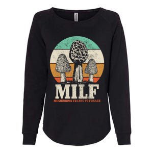 Morel Mushroom Hunting M.I.L.F. Mushrooms I'd Like To Forage Womens California Wash Sweatshirt