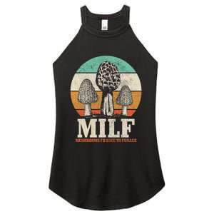 Morel Mushroom Hunting M.I.L.F. Mushrooms I'd Like To Forage Women's Perfect Tri Rocker Tank